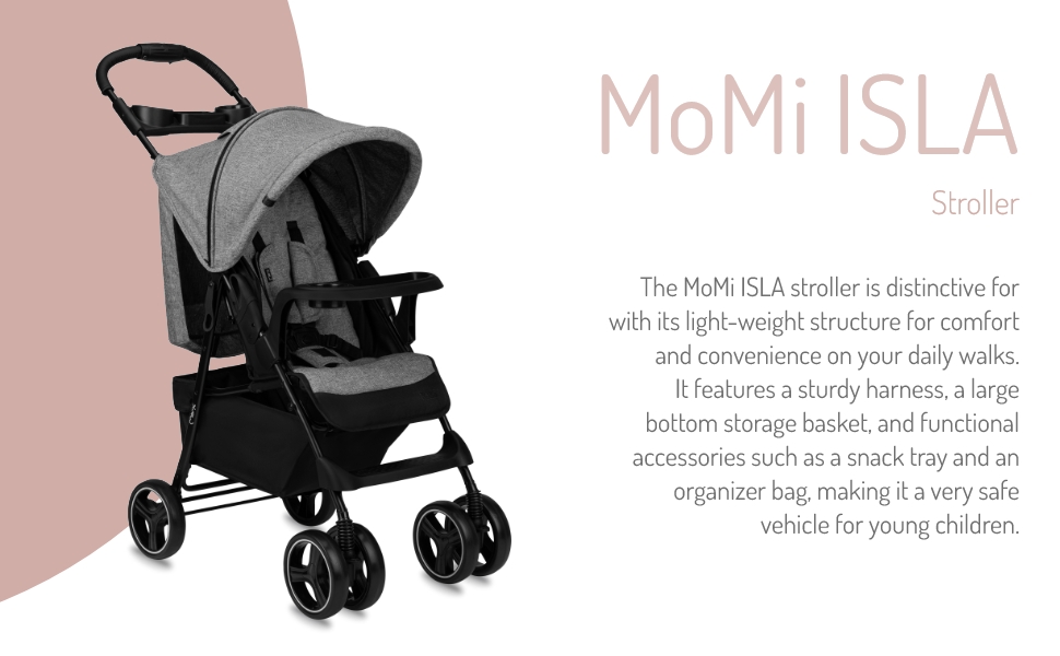 MoMi ISLA stroller GREEN